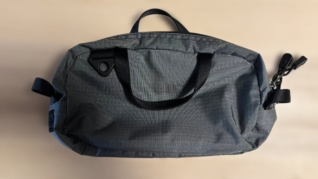 Tom Bihn Grab Bag Gray Boston Duffle USA Made Durable Nylon Used Japan