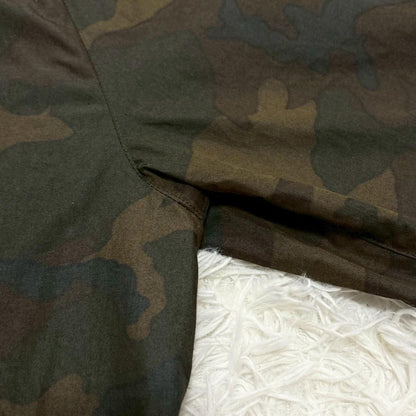 Barbour Camouflage Military Jacket Blouson Coat Men Size 38 With Pins