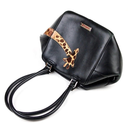 GILLI Vintage Cube Dice Shaped Handbag Italy Leather Rare Designer Bag