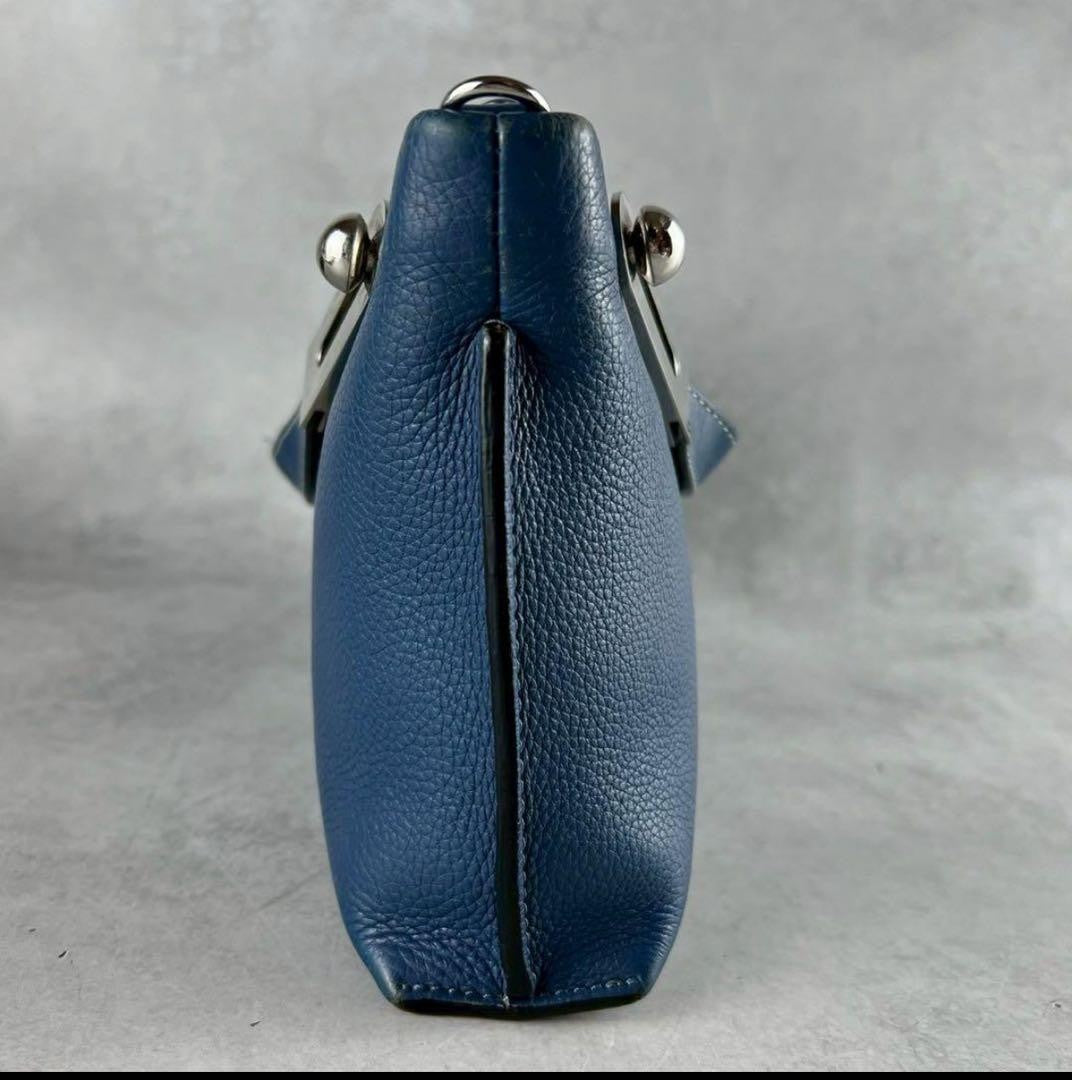 LOEWE Missy Small Sacoche Crossbody Shoulder Bag Leather Anagram Auth used