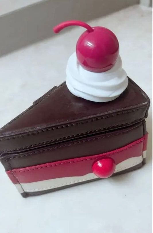 AS-IS Kate Spade Cherry Cake Ma Cherie Coin Purse Cake Cherries Pouch