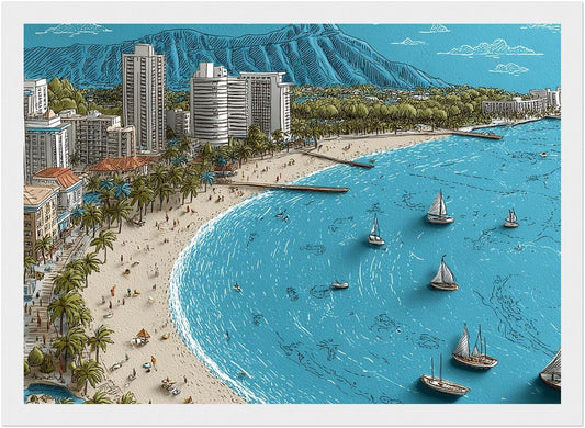 Waikiki Skyline Cruise Hawaii limited 1 item, Leaf Aloha official sales