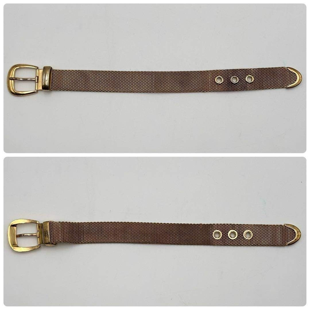 Polo Ralph Lauren Belt Bracelet Gold Logo Engraved Women Rare Model Limited Edit