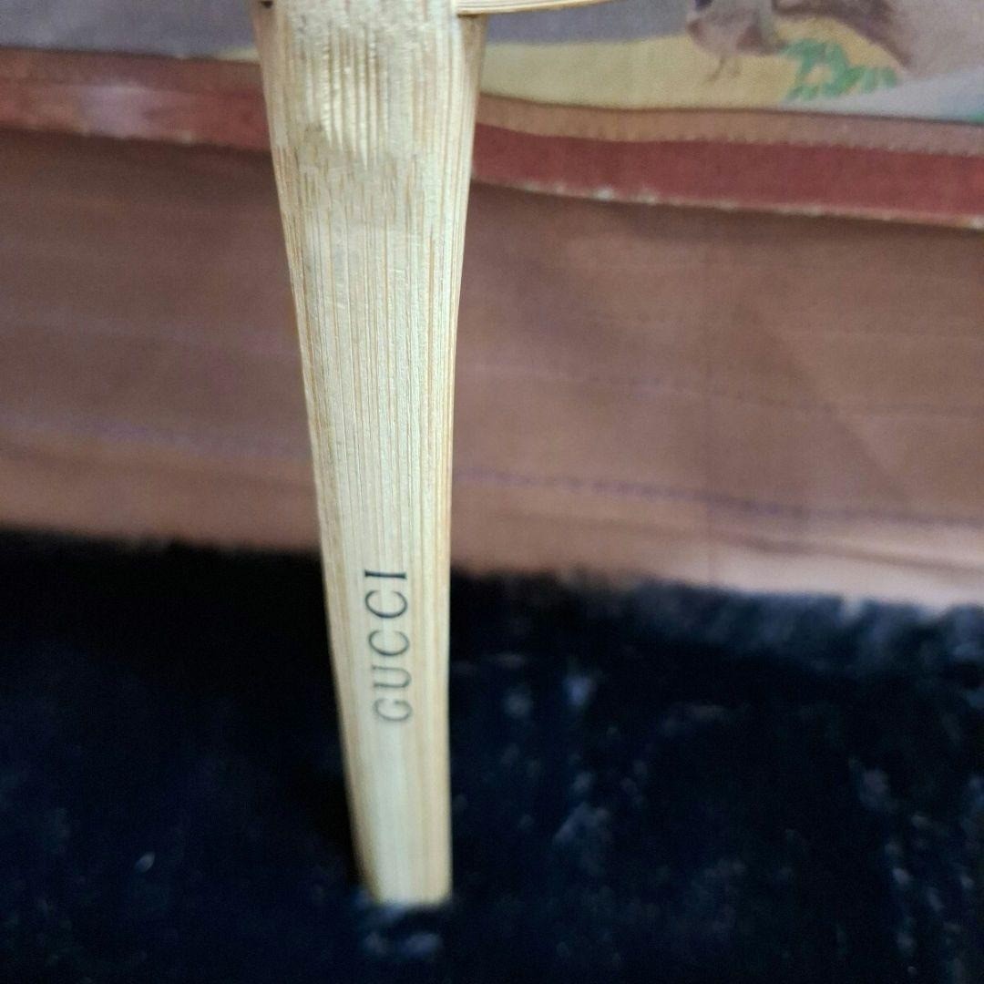 Gucci owl Bamboo Fan Uchiwa Japan Limited rare from japan