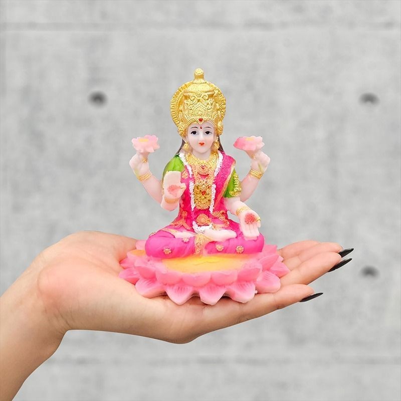 Color Ganesha Figurine Object Interior Buddha Statue Figure Goddess Lakshmi