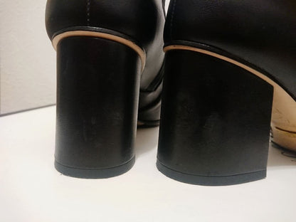 GUCCI GG Marmont Fringe Boots Black Women’s Shoes US 7.5 Authentic