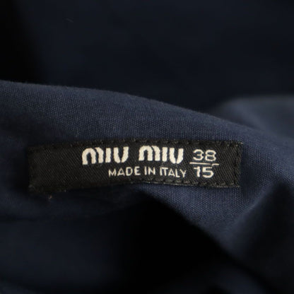 MIUMIU made in Italy Long sleeve Button down shirt 38/15 blue Men's