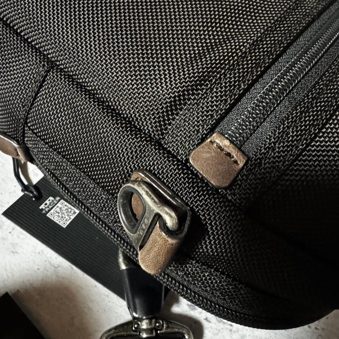 TUMI business bag 2way McNair nylon leather black x brown
