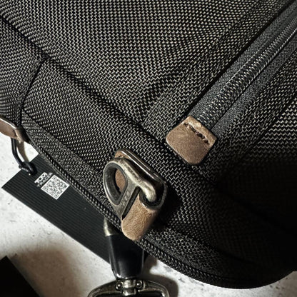 TUMI business bag 2way McNair nylon leather black x brown
