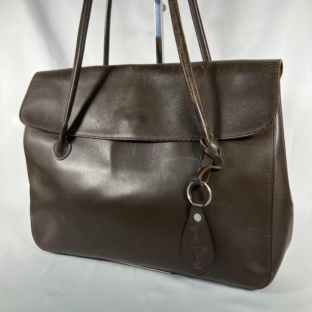Margaret Howell Genuine Leather Tote Bag Women Rare Model LImited Edition VHTF P