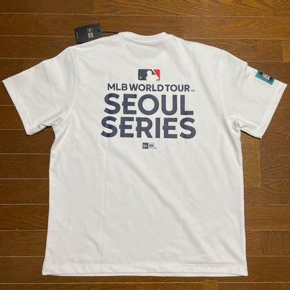 Era MLB Seoul Series T-Shirt Cap Set L.A Dodgers SD Padres White L