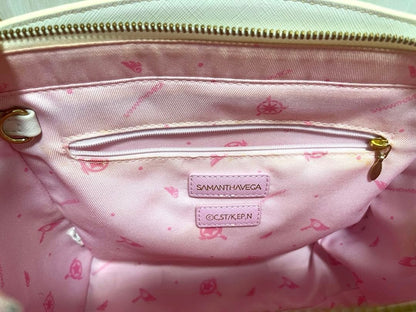 Samantha Vega Cardcaptor Sakura Collaboration Frill 2Way Bag White Pink Leather