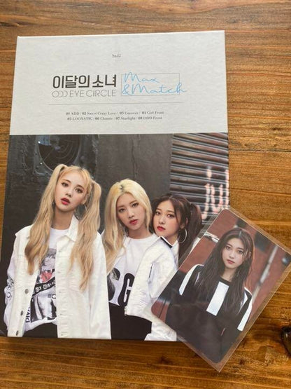 Loona Odd Eye Circle Mix & Match Limited ver. CD photo book card OEC Used