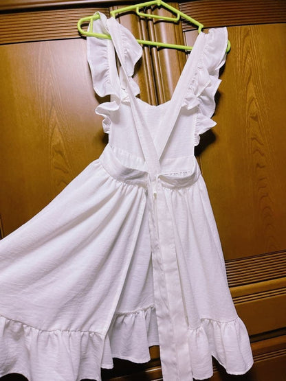 Dear My Love My Melody Collab Pink Apron Cosplay Loli Frill Near Mint