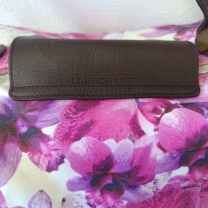 Longchamp F45 Limited Edition Tote Bag Handbag Floral Pattern Designer Women Lux