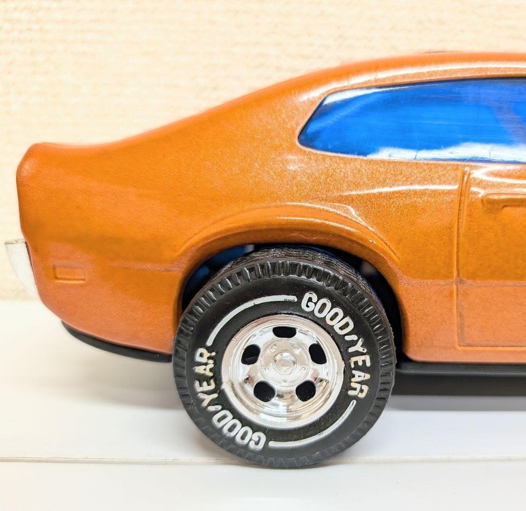 NAKADA Ford Maverick Tin Toy 0.6mm Iron Plate Vintage Miniature Cars Box Used