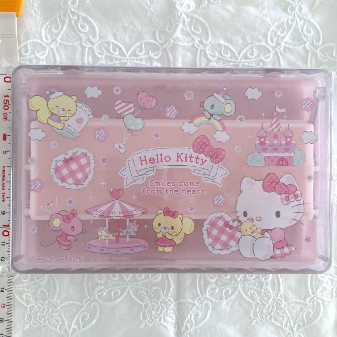 Sanrio Hello Kitty Candy Cabinet 3-Tier Retro 2021 Made Unused 12cm Toy Storage
