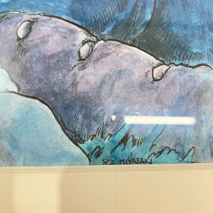Nausicaä of the Valley of the Wind, Hayao Miyazaki, framed, Studio Ghibli