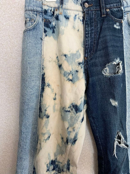 Dolce Gabbana Patchwork Denim