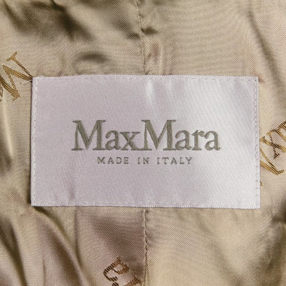 Max Mara 100% camel fringed gown coat size 36, camel Women USED