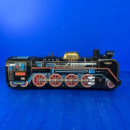 Rare - Masudaya Degoichi Loco D5177 Steam Locomotive Tin Plated Locomotive