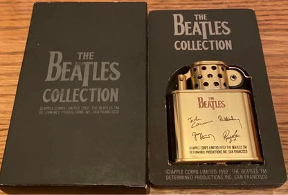Rare The Beatles Collection Gold Lighter 1992