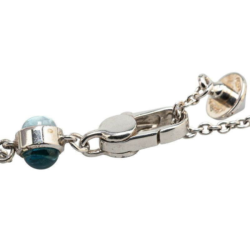 GUCCI Heart Studs Rhinestones Necklace Women 【Used】