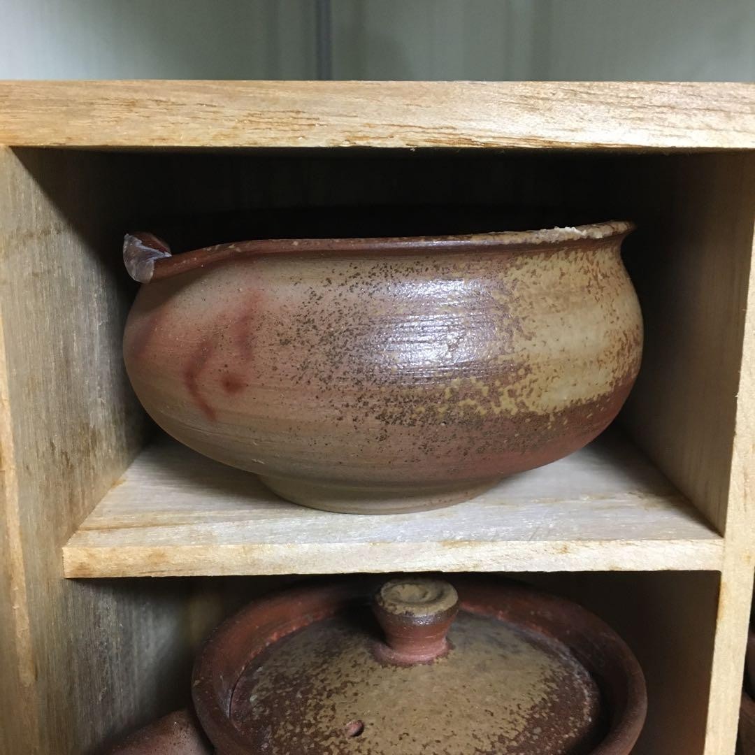 Bizen Ware Teaware Senchaware Kimura Momokeido Treasure Bottle Yusamashi