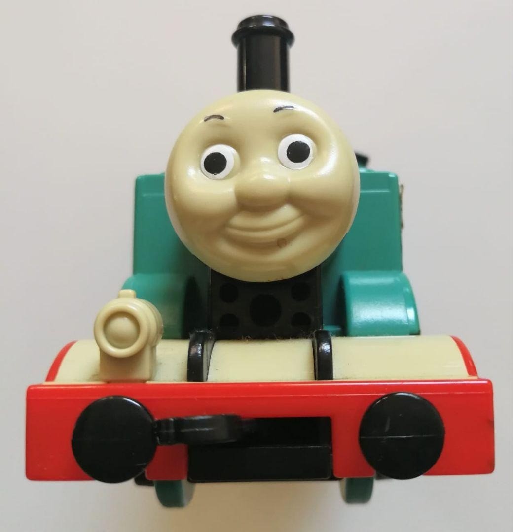 Thomas & Friends Rail Toy Vintage Large Thomas 1991 Made in Japan Retro