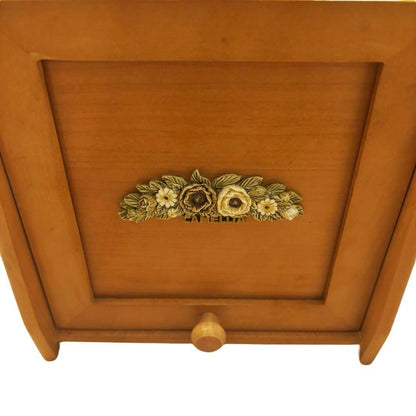 Showa Retro Wooden Tabletop Dresser Vanity Cosmetics Box