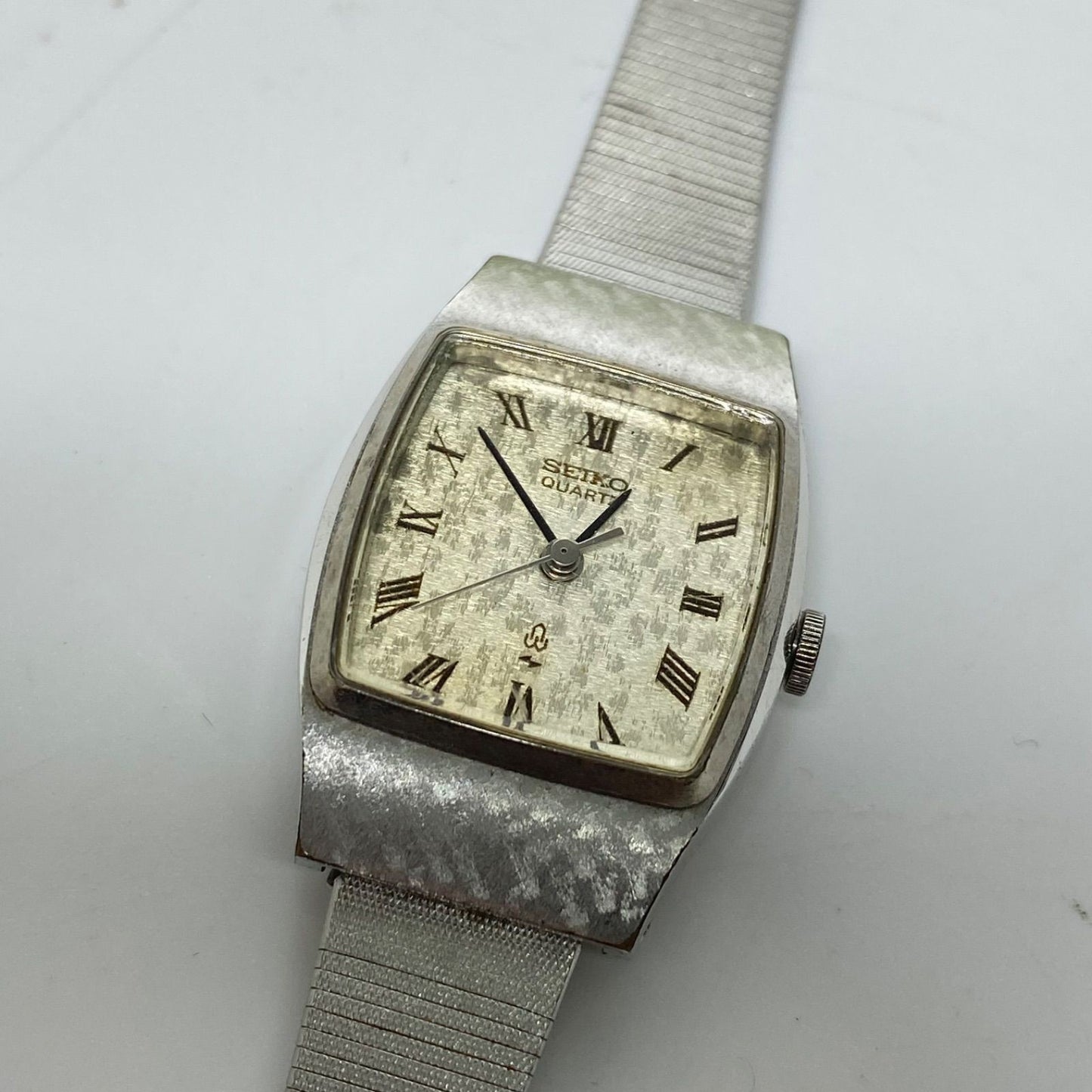 Seiko Quartz Watch 4301-3000 Square Roman Numerals Vintage