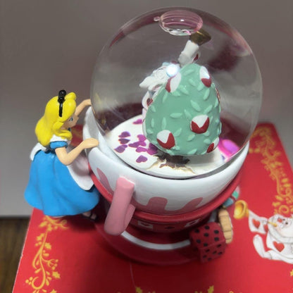 Disney Alice in Wonderland Figure Snow Globe