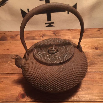 Ryubundo Iron Kettle National Electric Lamp Rare. Showa Retro