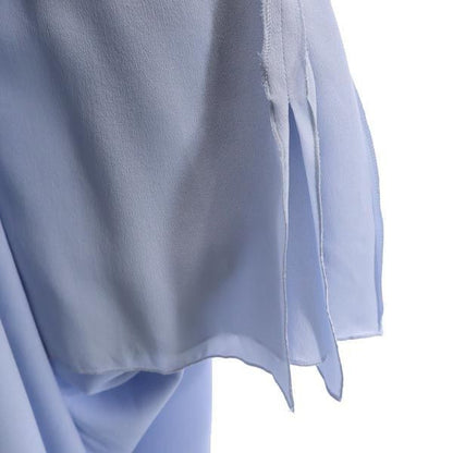 MIUMIU made in Italy Short sleeve French sleeve one piece 44 Blue Women