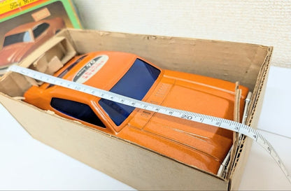 NAKADA Ford Maverick Tin Toy 0.6mm Iron Plate Vintage Miniature Cars Box Used