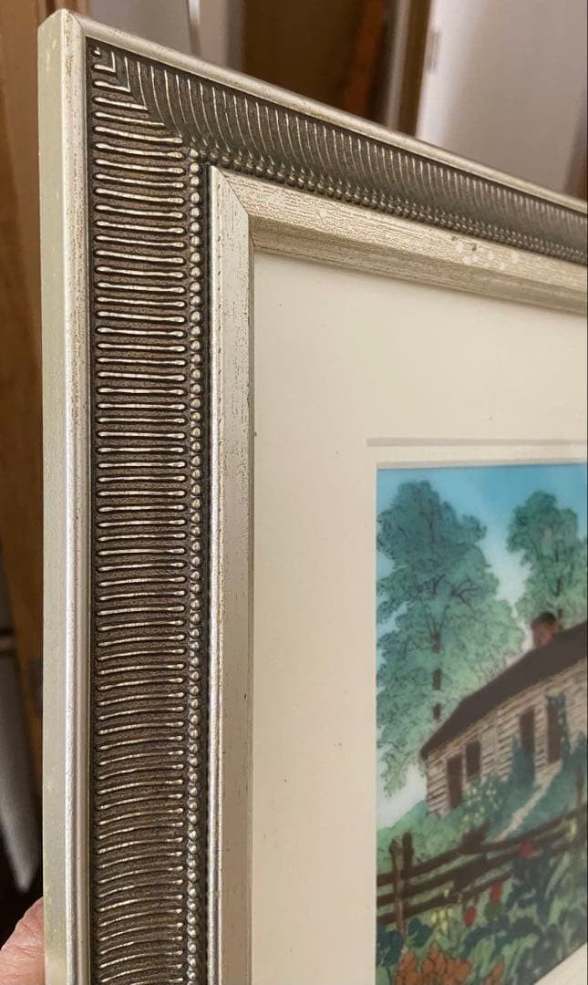 Landscape painting, interior decor, Showa retro style