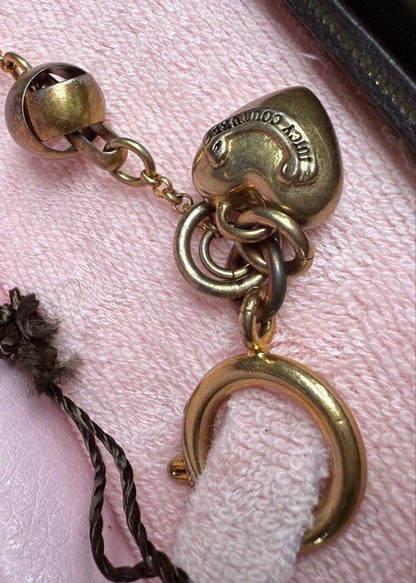 Juicy couture heart charm bracelet Vintage Unused