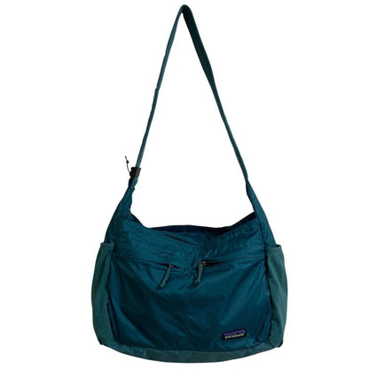 Patagonia Lightweight Travel Courier Shoulder Bag 48813 Green Unisex Women USED
