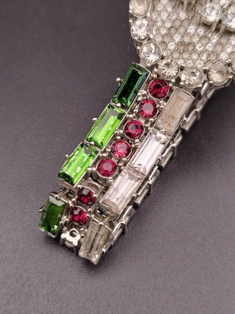 Authentic GUCCI Crystal GG Web Bracelet Silver Tone Vintage Rare Jewelry Italy