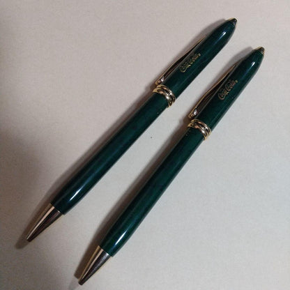 Rare CROSS Coca-Cola Ballpoint Pen Mechanical Pencil Set