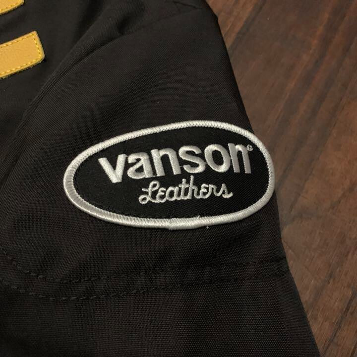 Supreme × VANSON 20ss single rider's jacket size M black Leather Logo NEW