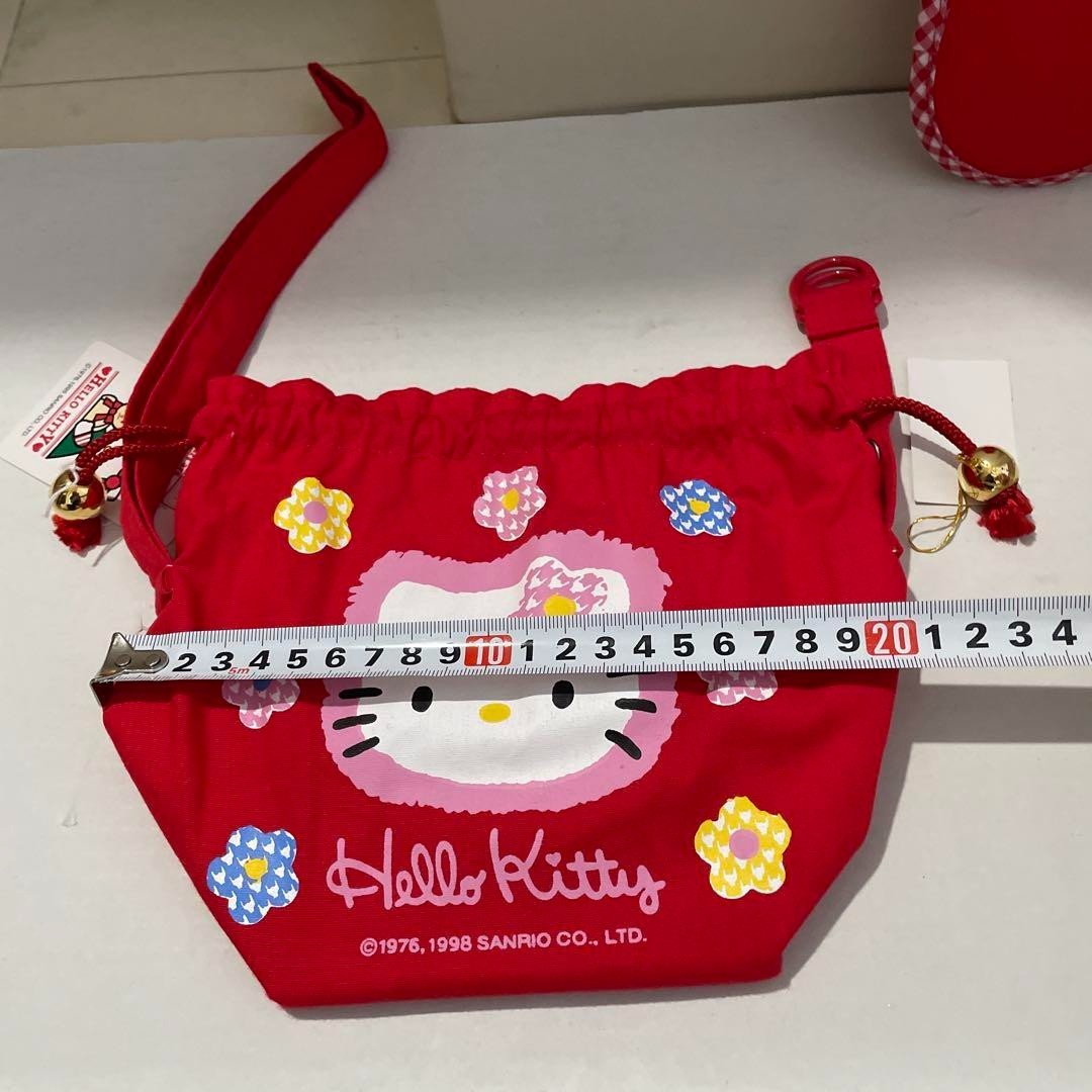 Sanrio Hello Kitty Mobile Phone Case Drawstring Bag Retro 1995 Vintage