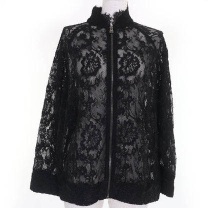 ERMANNO SCERVINO Jacket Zip Up Lace black Nylon Women 42