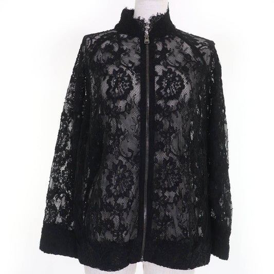 ERMANNO SCERVINO Jacket Zip Up Lace black Nylon Women 42