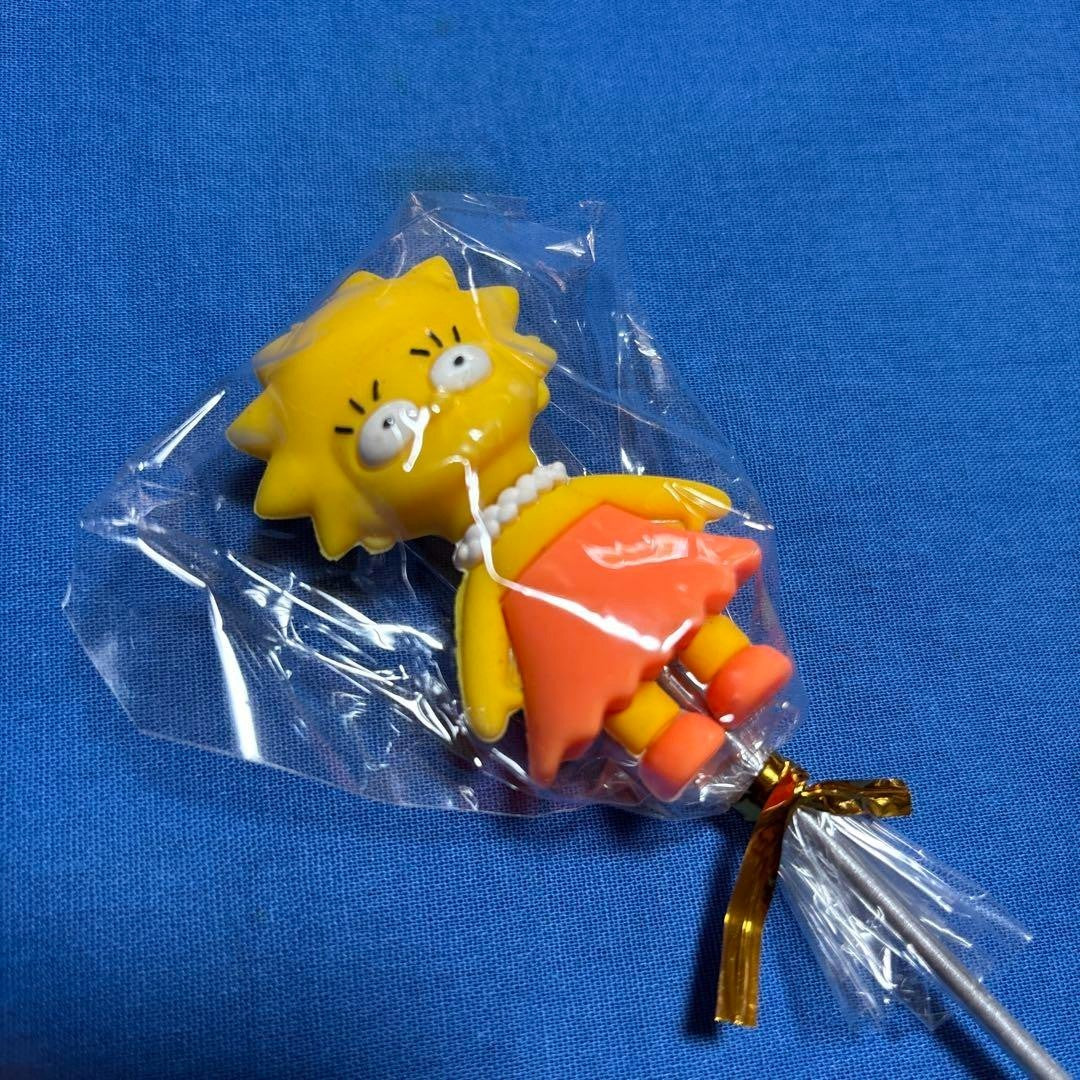 Rare Vintage The Simpsons 3-Piece Garden Pick Set: Marge/Bart/Lisa