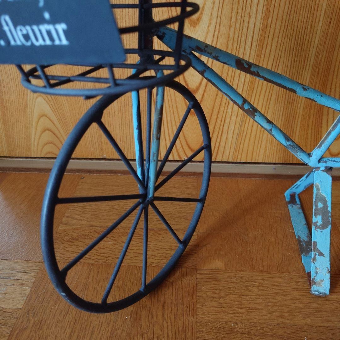Sciens Bike Bicycle-shaped ornament Tin bicycle-shaped ornament Flower pot