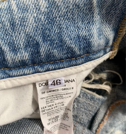 Dolce Gabbana Patchwork Denim