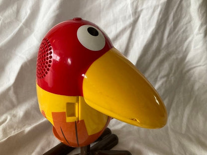 Kyoro-chan Chocolate Ball Talking Alarm Clock 8.3 inches high Rare