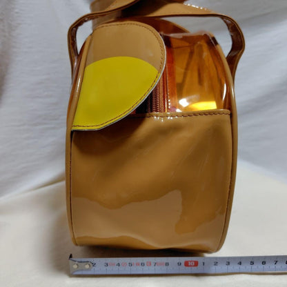 San-X Rilakkuma Face-Shaped Clear Bag Korilakkuma Kiiroitori Unused 2011 Rare