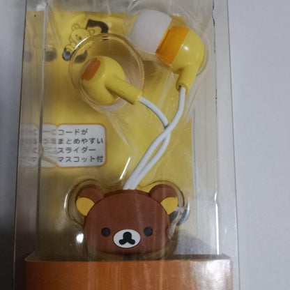 San-X Rilakkuma Wired Earphones LE 2007 Rare Unopened Good Condition Japan